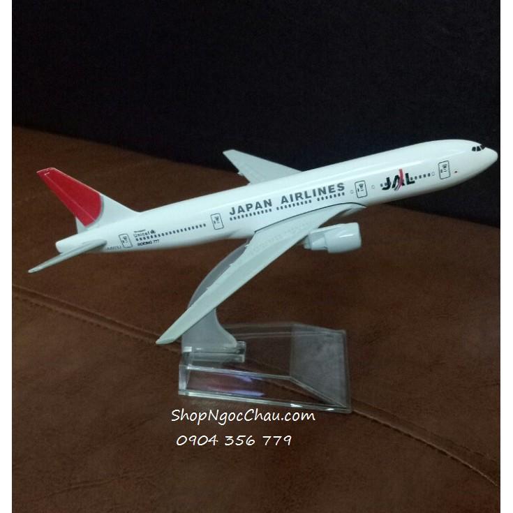 Mô hình máy bay tĩnh B777 Japan Airlines 16cm