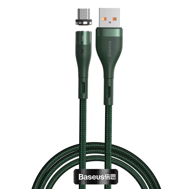 Cáp từ nam châm hỗ trợ sạc nhanh Baseus Zinc Magnetic Gen5 Safe Fast Charging Cable LV872- Hàng chính hãng.