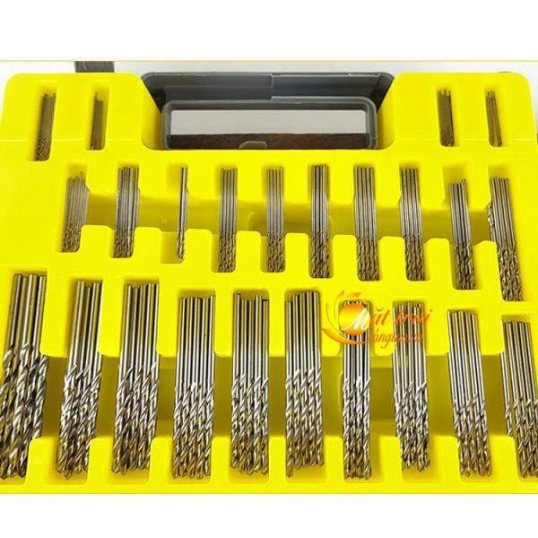 Hộp 150 mũi khoan mini hợp kim 0.4-3.2mm