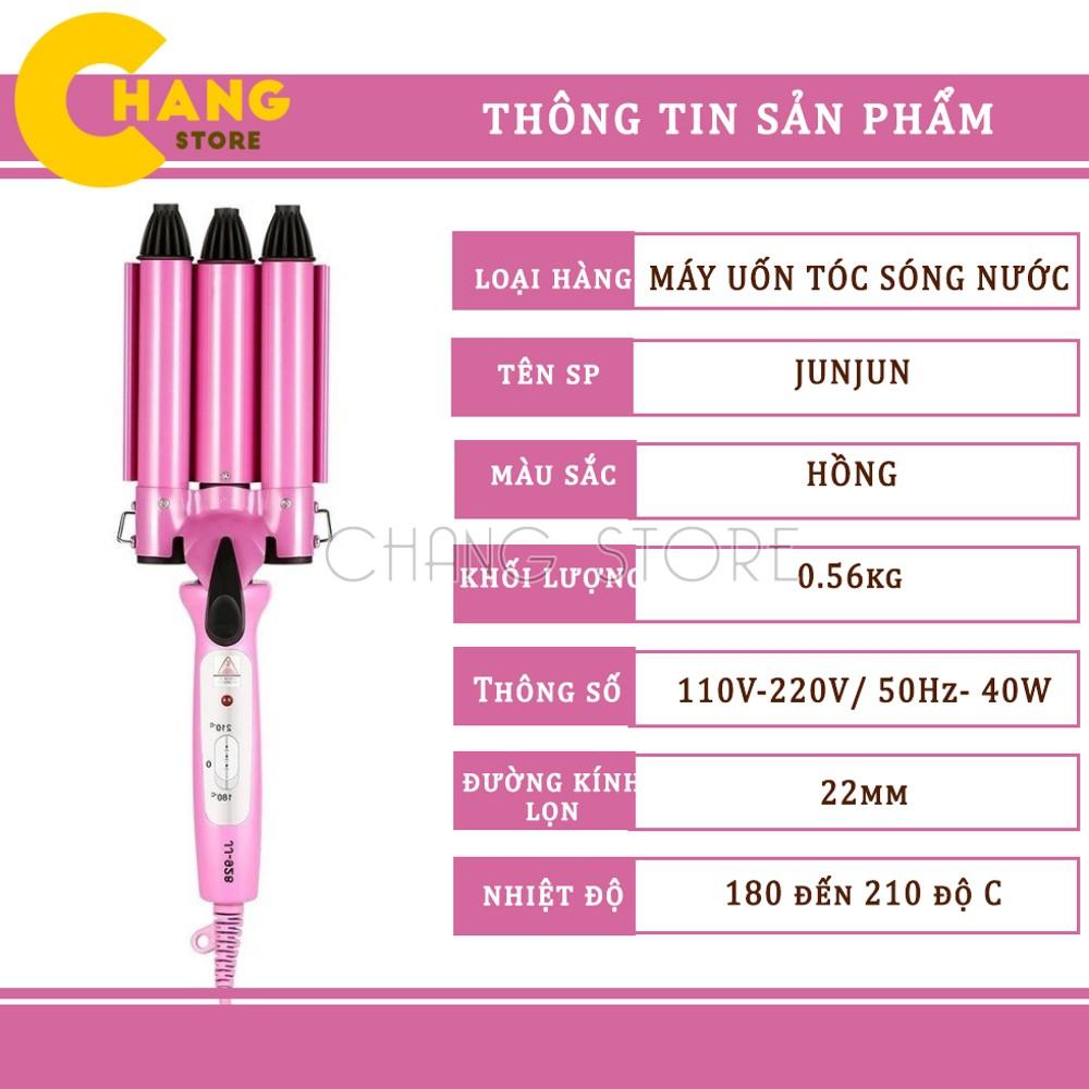 Máy Uốn Tóc 3 Trục Junjun Chỉnh Nhiệt