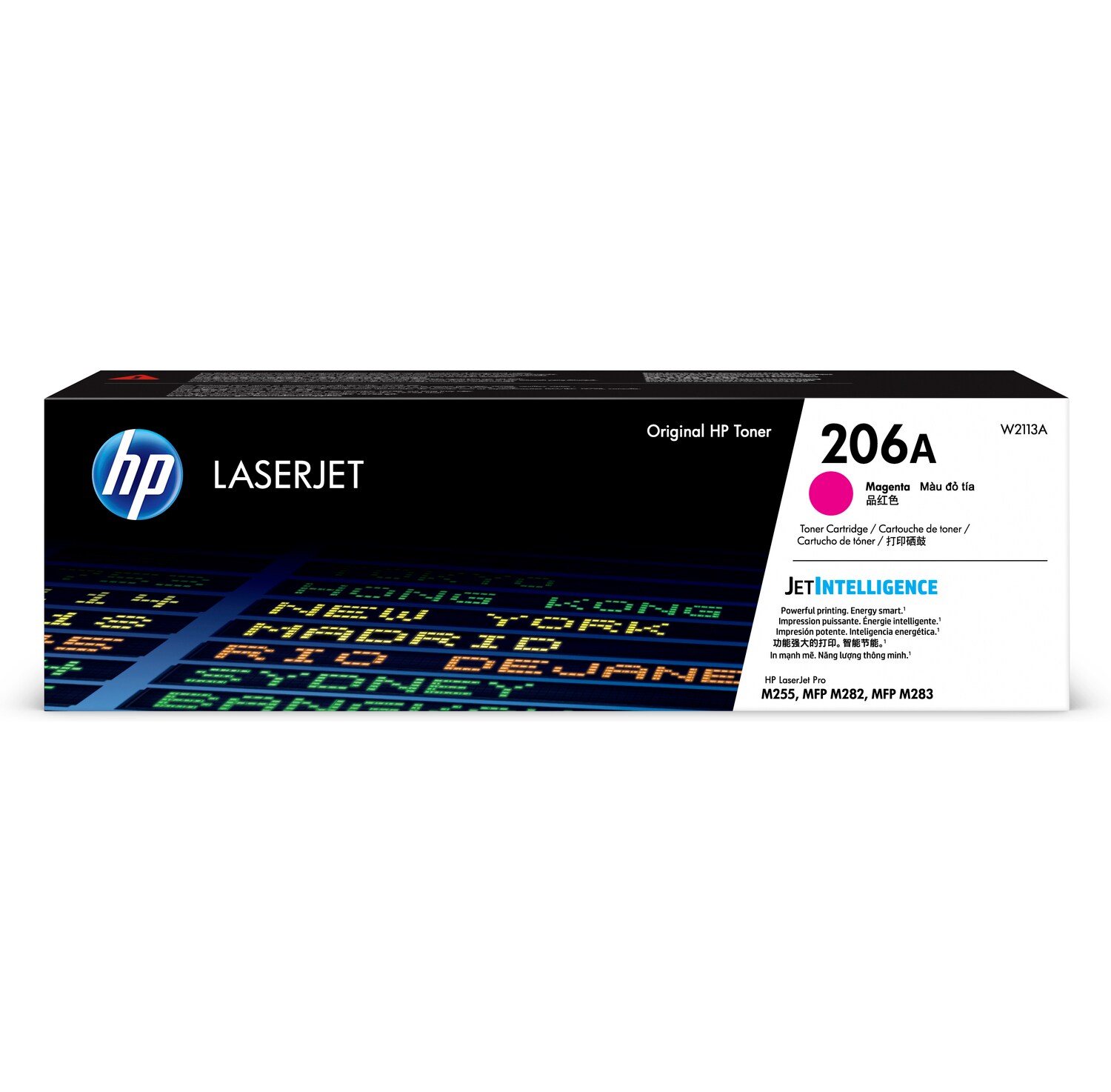 Hộp mực in laser màu hồng sẫm HP 206A dùng cho máy in LaserJet (W2113A) - Hàng chính hãng