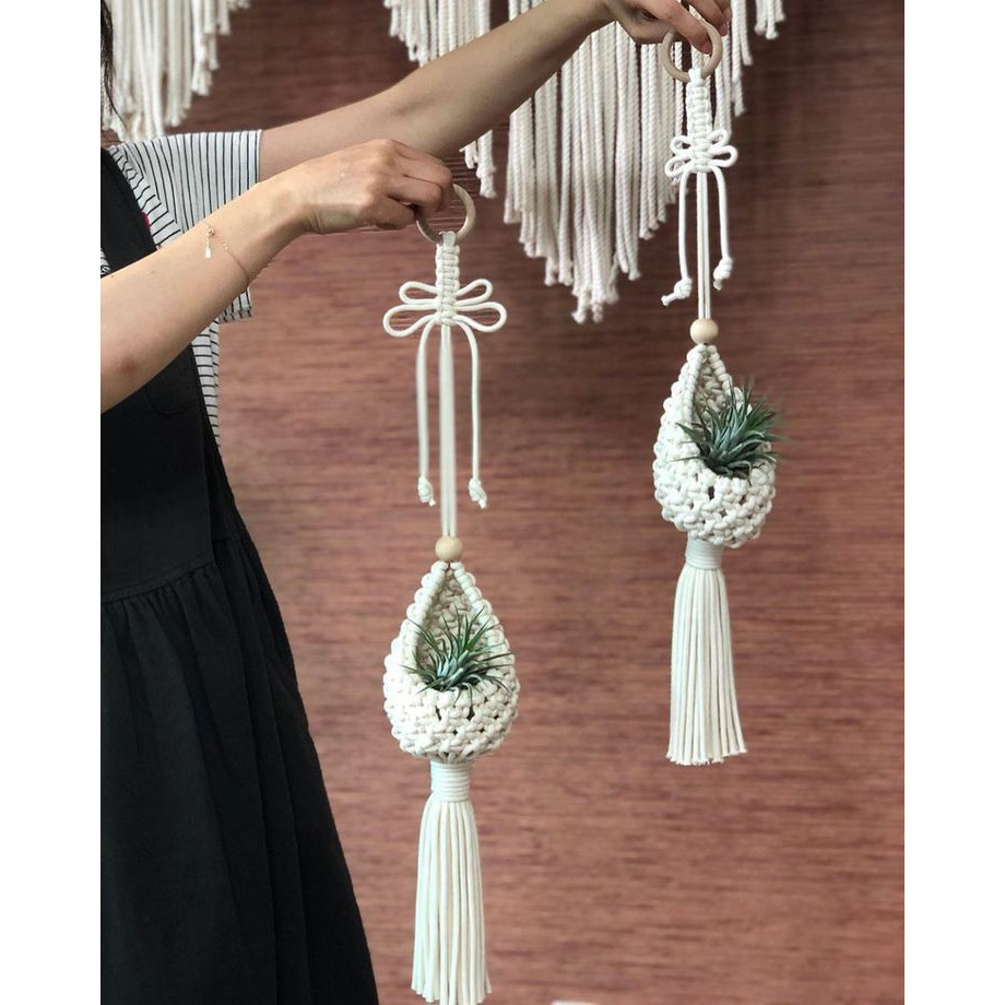 Tổ cú giỏ treo cây trang trí nhà đẹp