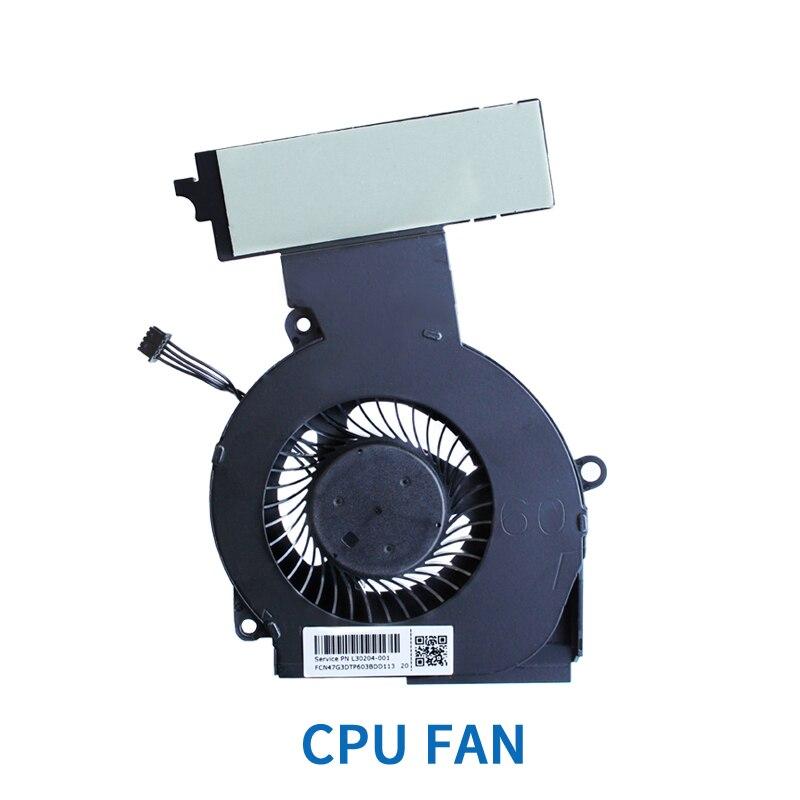 Mới Quạt Tản Nhiệt Cpu Gpu Cho Hp Gaming Nb Wasd 4 5 Pro Iv Omen 15-dc Tpn-q211 L30203-001 L30204-001 G3d