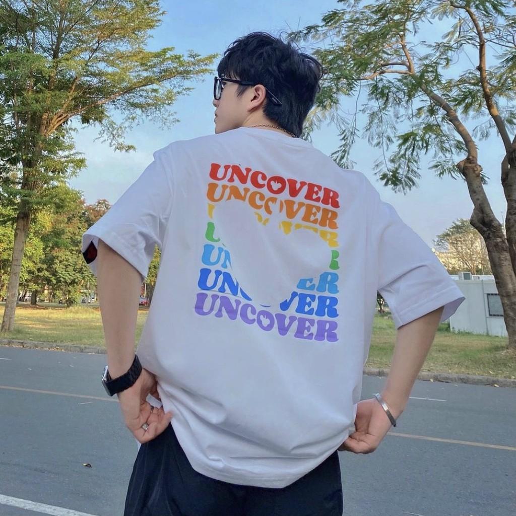 Áo Thun Local Brand Uncover 7 Màu Nam Nữ Tay Lỡ Oversize Unisex Full Mạc