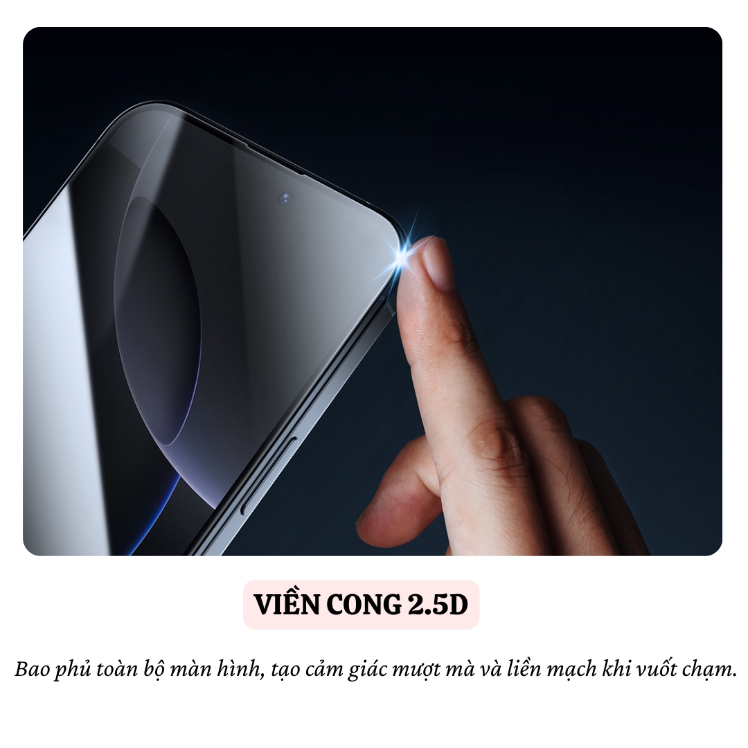 Kính cường lực chống nhìn trộm Full viền kèm khung Nillkin Guardian cho iPhone 16 Pro Max/16 Pro - Hàng nhập khẩu