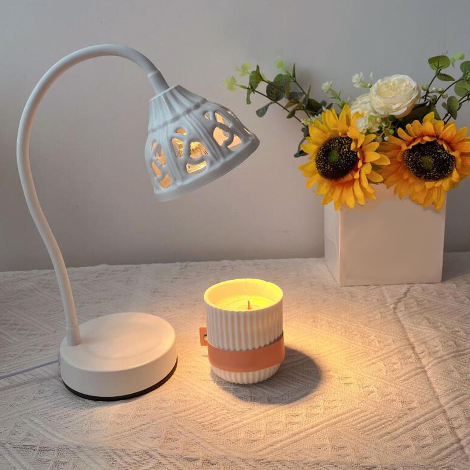 Candle Warmer Lamp Night Light Metal for Scented Candles Table Bedroom