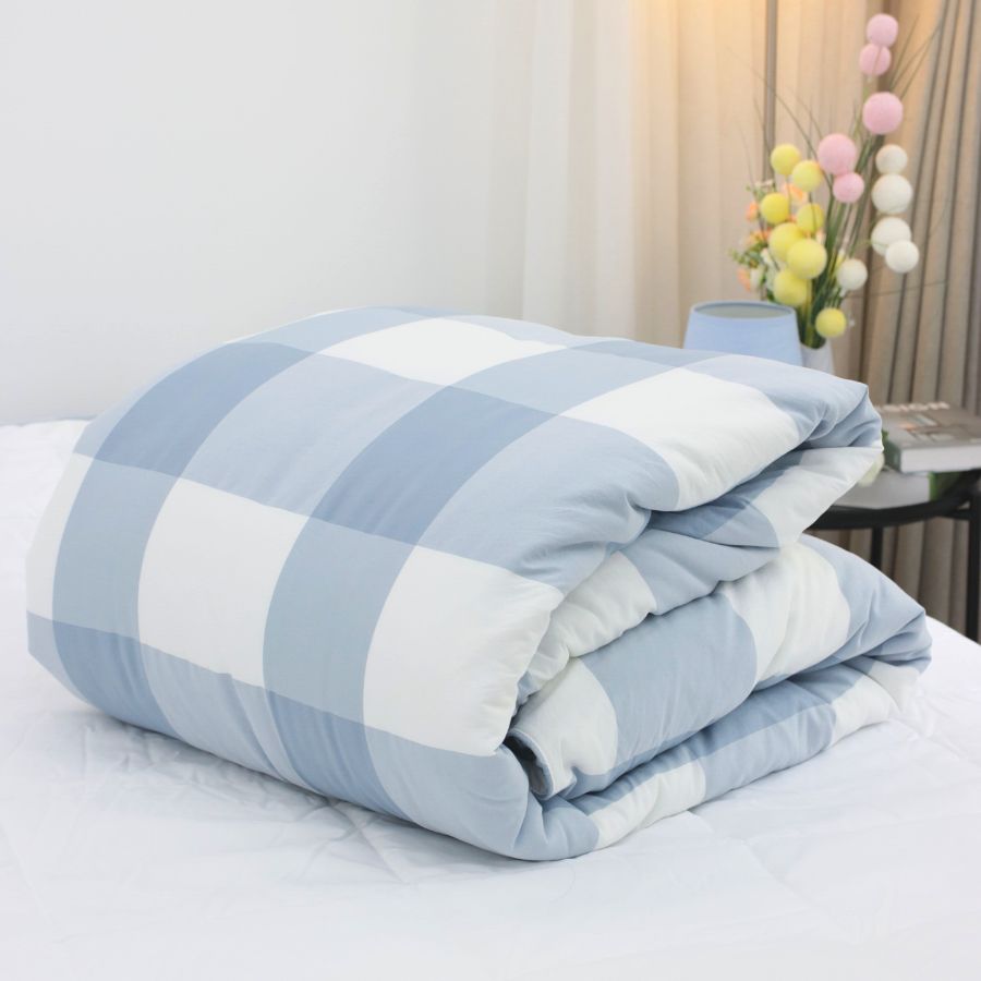 Chăn bốn mùa nhuộm sợi công nghệ Yarn Dyed K-Bedding KPCD 201 (200x220cm)