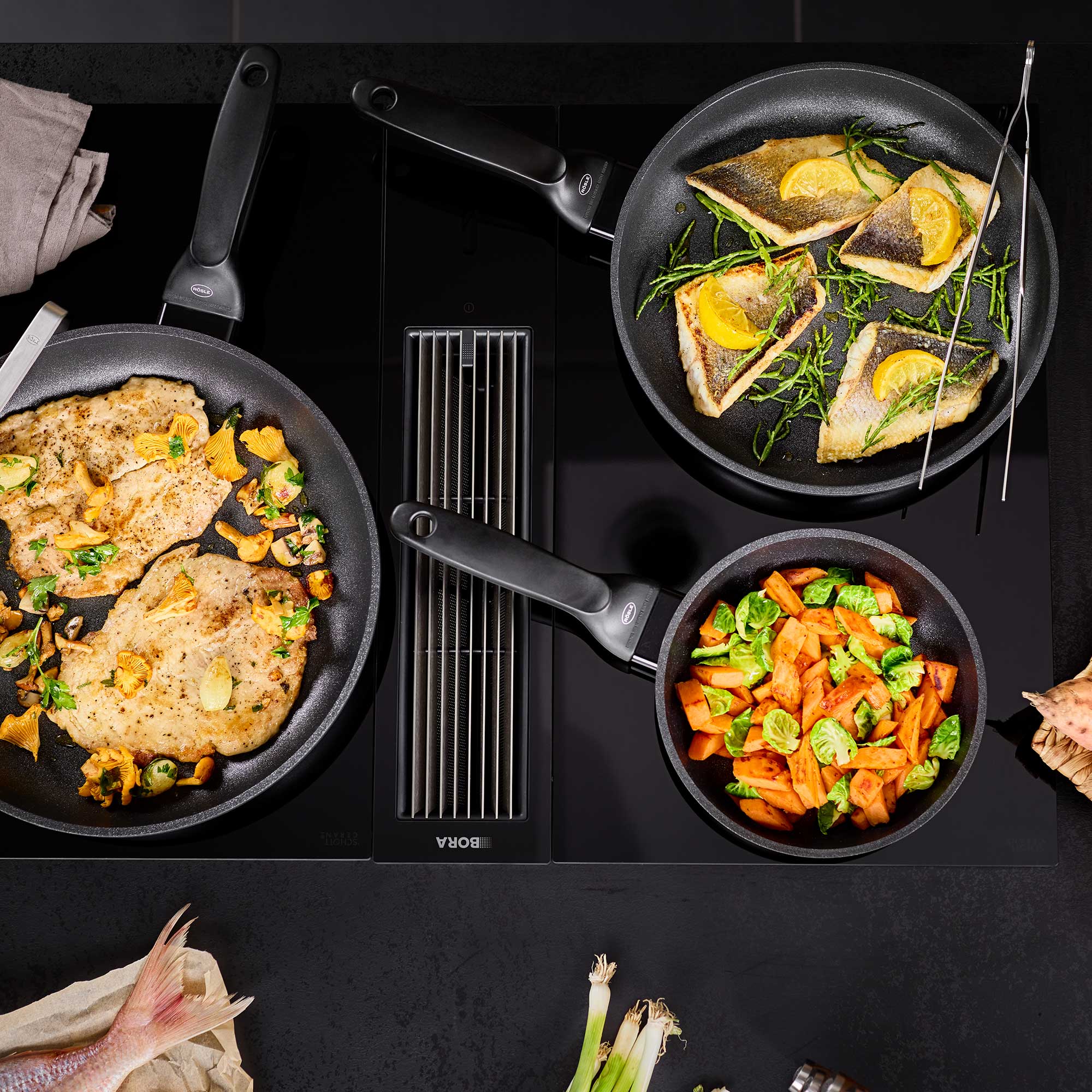 Chảo Chiên Rösle Cadini 91753 Nhôm Phủ Chống Dính ProResist