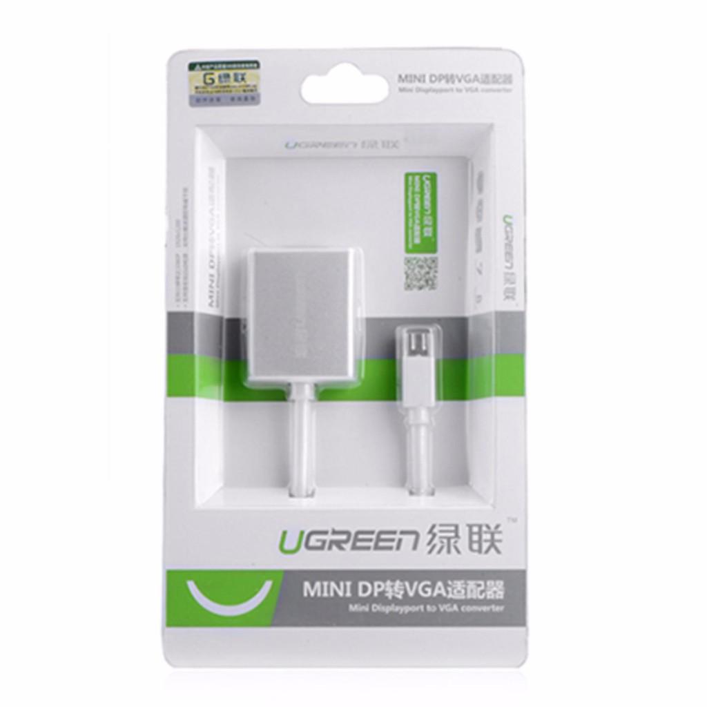 Dây chuyển đổi mini Displayport sang VGA vỏ hợp kim dài 15CM UGREEN 10403 - Hàng chính hãng