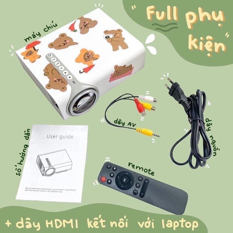 Máy Chiếu Phim Mini YG530 và timoo T1 full HD 1080P bảo hành 12 tháng