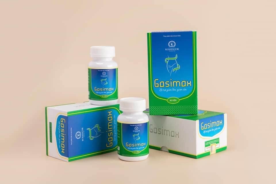 Viên uống hỗ trợ giảm cân Gasima hộp 40 viên, tặng kèm gell tan mỡ Ric Skin 100gr.