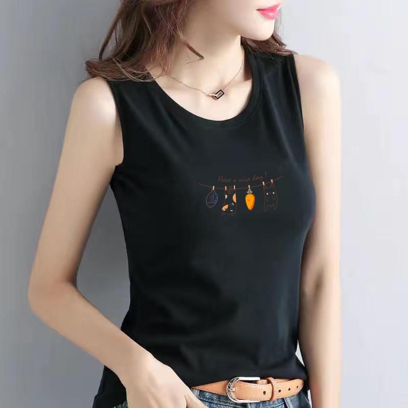 Áo thun 3 lỗ nữ sát nách cotton 100% cao cấp, co giãn thoải mái 4 chiều HAVE A NICE DAY-SALLY-SN107