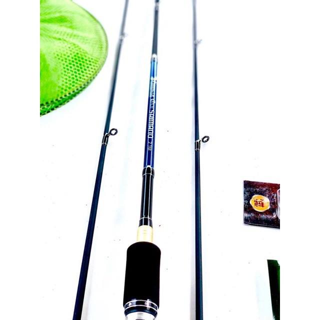 Bộ cần lure máy ngang với cần 2 ngọn chuyên lure
