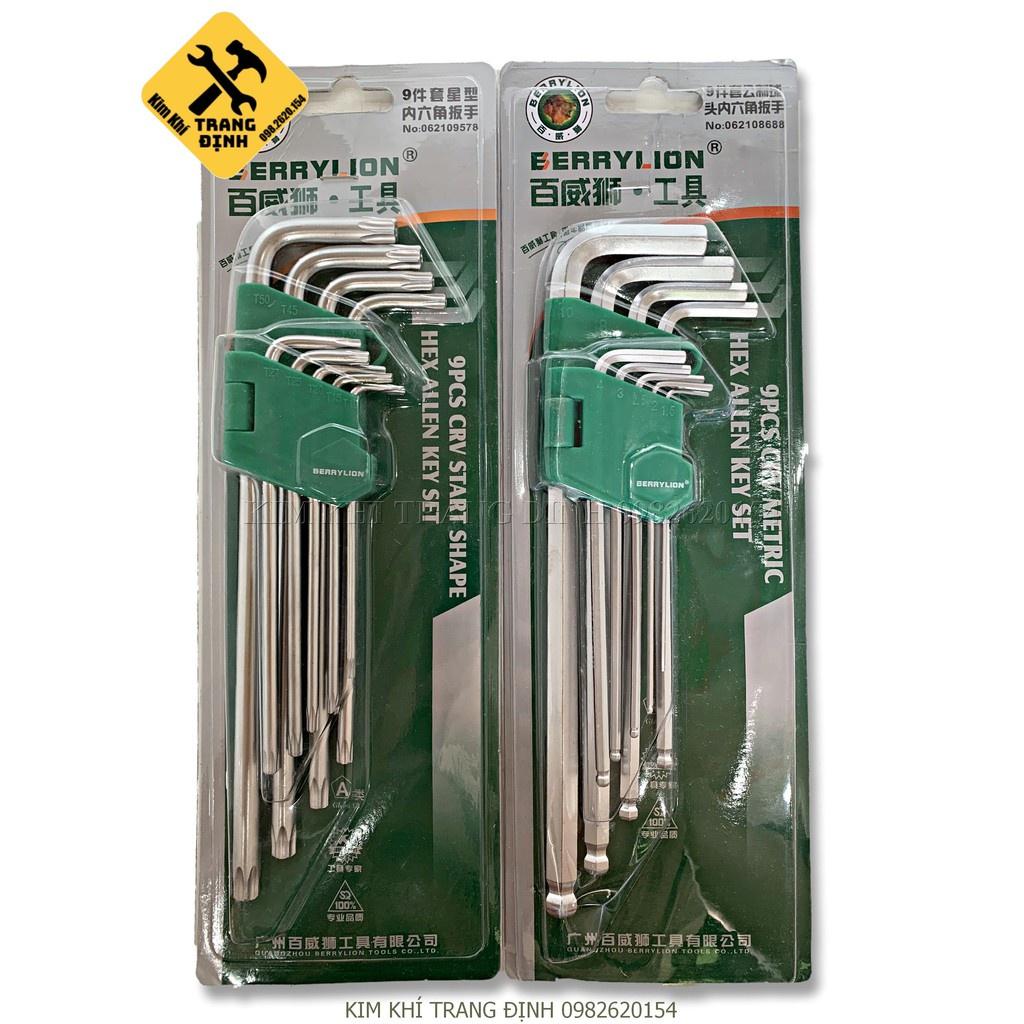 Bộ Lục Giác BerryLion 9 chi tiết Siêu Bền (loại dài)