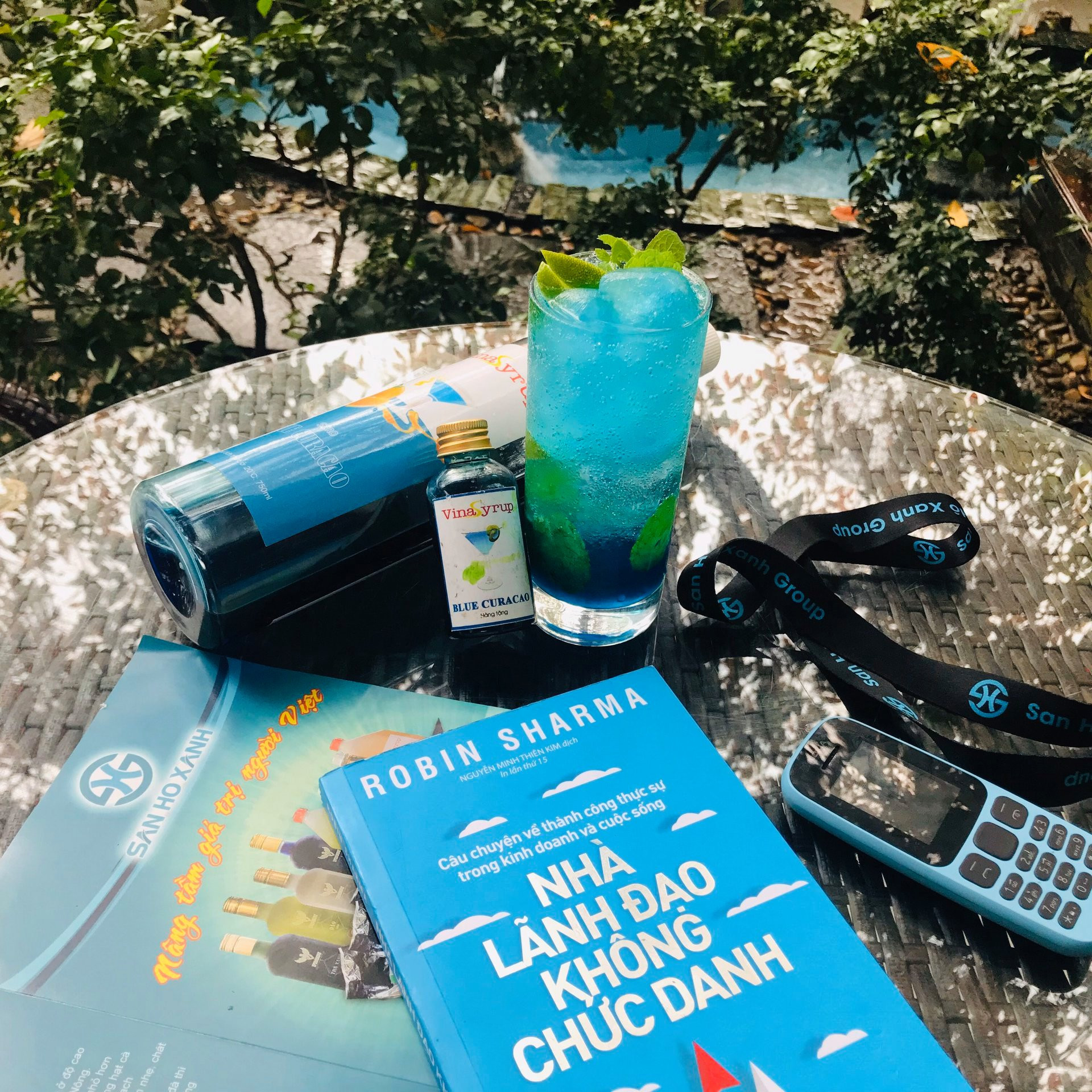 Siro Blue Curacao VinaSyrup 750ml