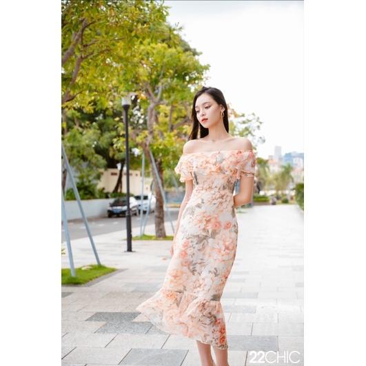 Váy trễ vai hoa - 22CHIC EMELY DRESS