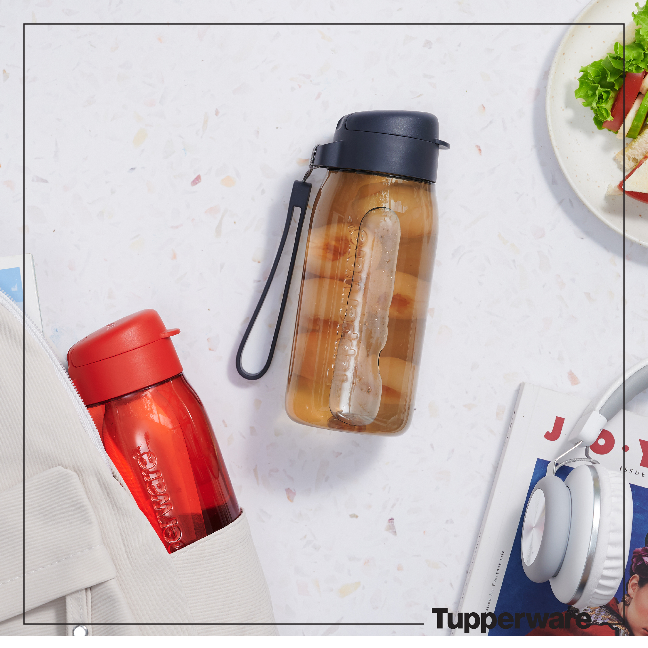 Bình Nước Tupperware Lohas Flask 550ml - Hàng Chính Hãng