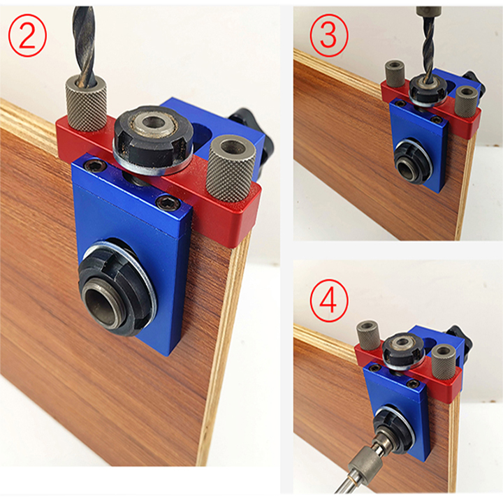 Bộ Cữ Khoan Ốc Cam Và Chốt Gỗ Bản FULL X150B