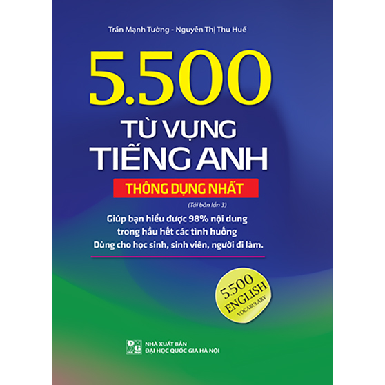 5500 Từ Vựng Tiếng Anh Thông Dụng Nhất