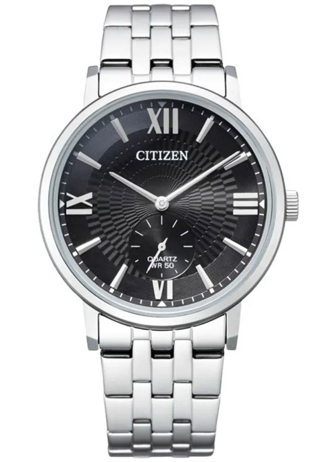 Đồng Hồ Nam Citizen Dây Thép Không Gỉ BE9170-72E - Mặt Đen