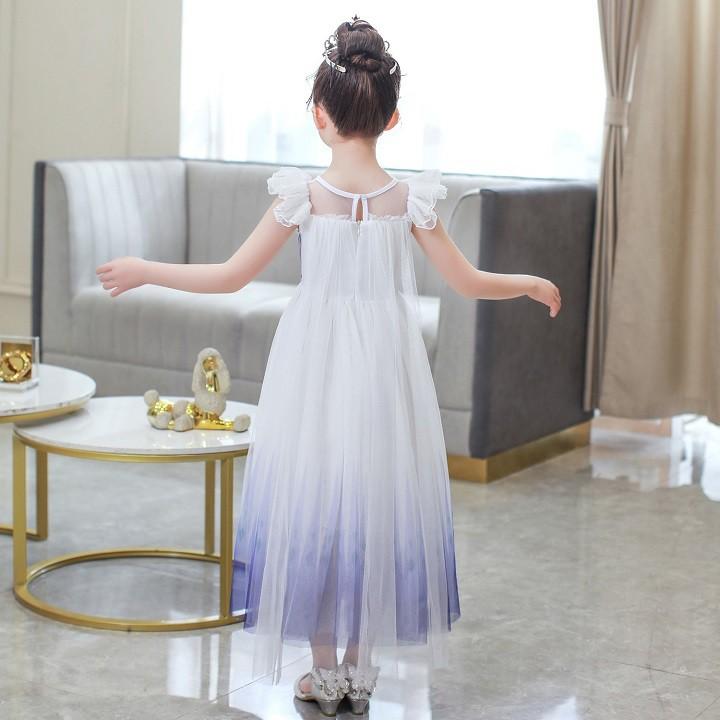 Đầm Công Chúa Elsa Trắng Phim Frozen 2 K03