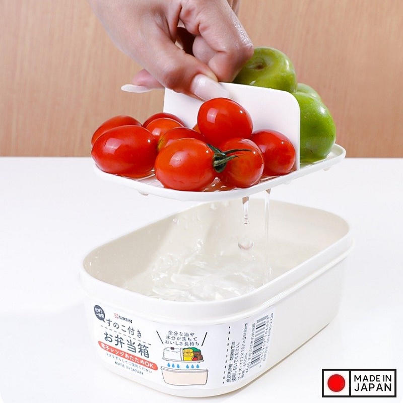 Hộp cơm trưa có vách chia ngăn Nakaya 650ml - Hàng nội địa Nhật Bản nhập khẩu chính hãng