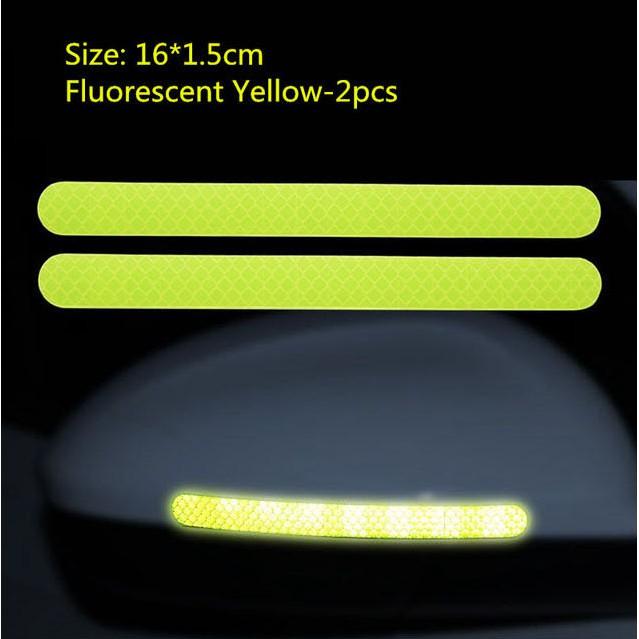 Decal Tem Dải Màu Phản Quang Dán Gương ô Tô Ms-299