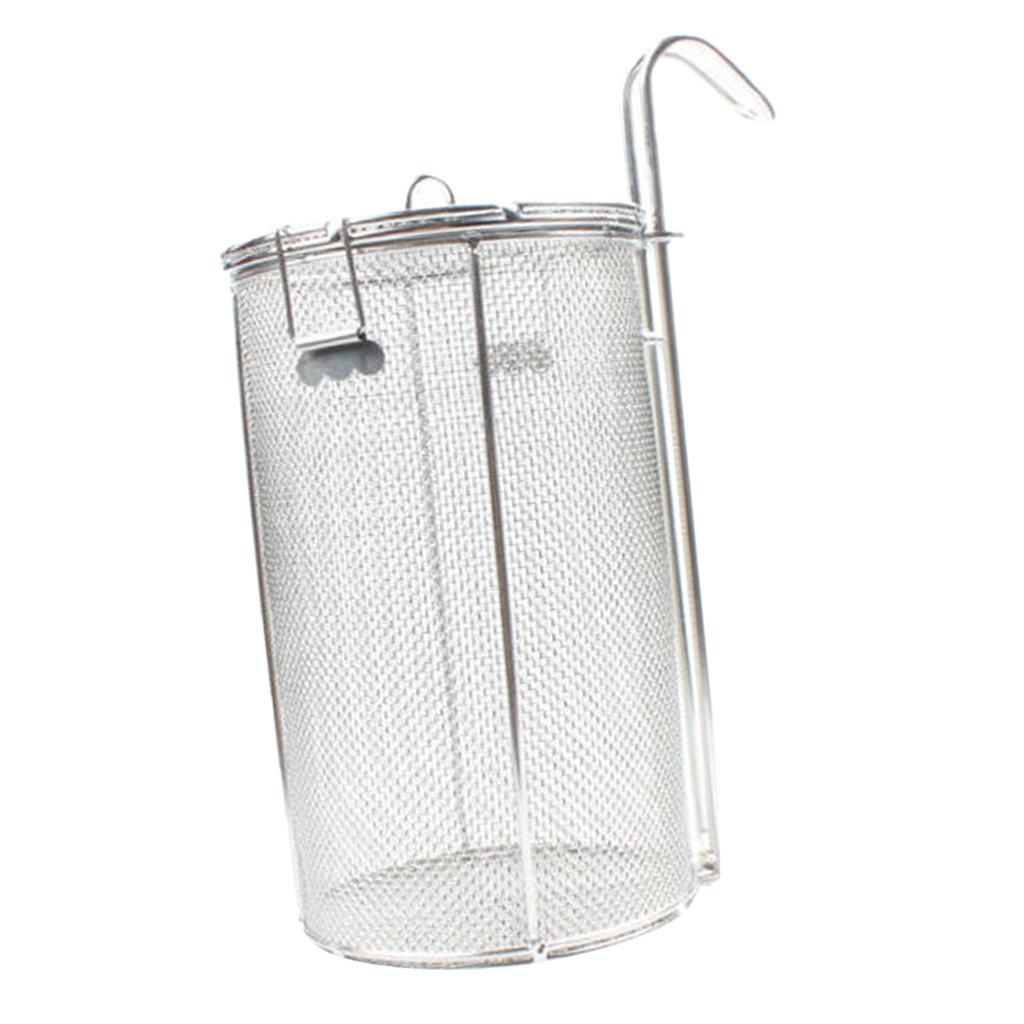 Stainless Steel Mesh Spider Food Dumpling Noodle Strainer, Strainer Basket
