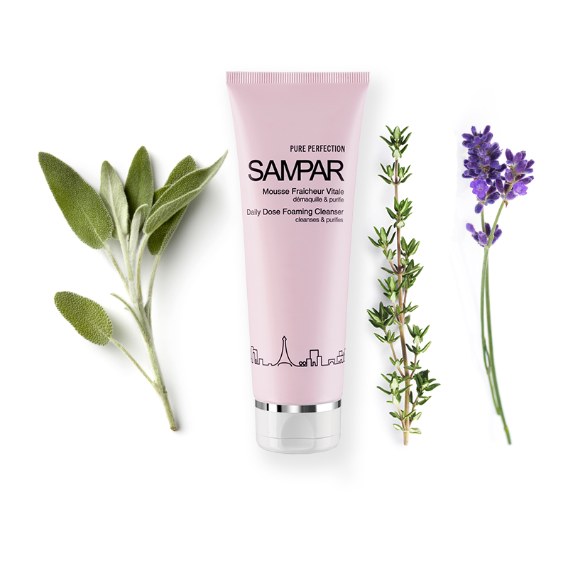 Sữa rửa mặt tạo bọt Sampar Pure Perfection - Daily Dose Foaming Cleanser