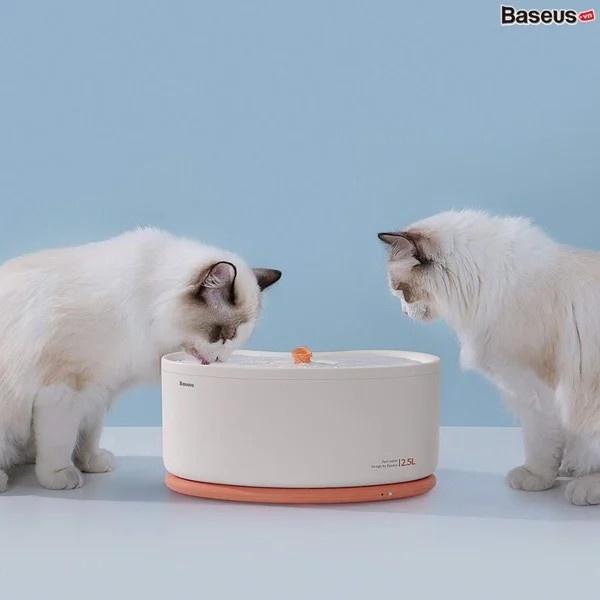 Máy Cho Chó Mèo Uống Nước Tự Động Baseus Lotis Y1 Smart Pet Water Dispenser (Lọc nước + Cảm Biến Tự Động Mở Nước