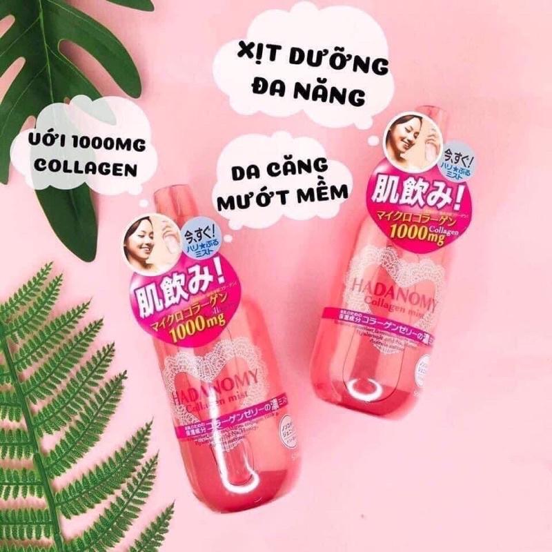 Xịt khoáng Hadanomy Collagen mist