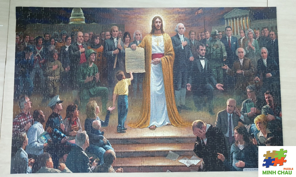 Bộ Tranh Xếp Hình Minh Châu 500 Mảnh – Jesus