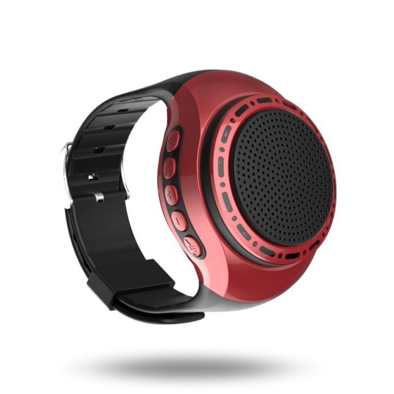 Mới U6 Đồng Hồ Đeo Tay Loa Bluetooth Có Đài FM Di Động Chạy Bộ Thể Thao Ngoài Trời LED Nhiều Màu Sắc Thẻ Nhớ 32GB PK B20 B90 U3 Màu sắc: Đen