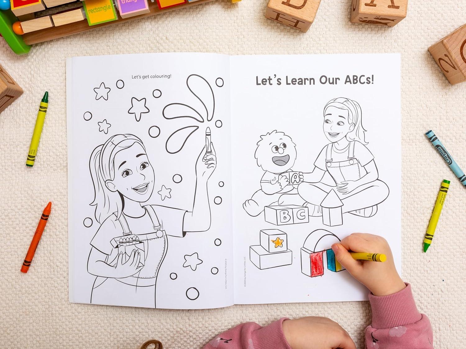 Sách ngoại văn: Ms Rachel - My First Colouring Book