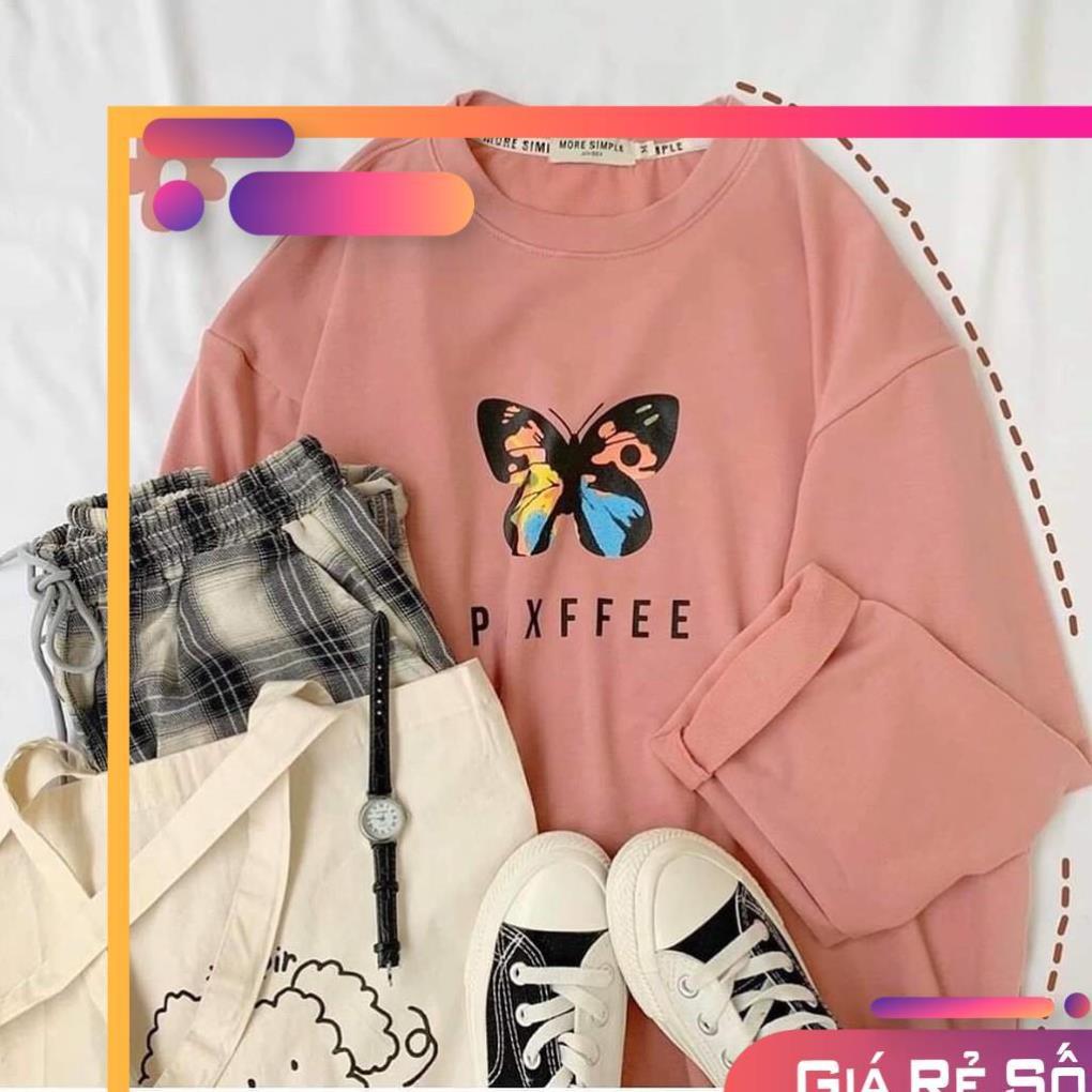 Áo thun tay dài form rộng unisex POXFFF sweater nam nữ ulzzang