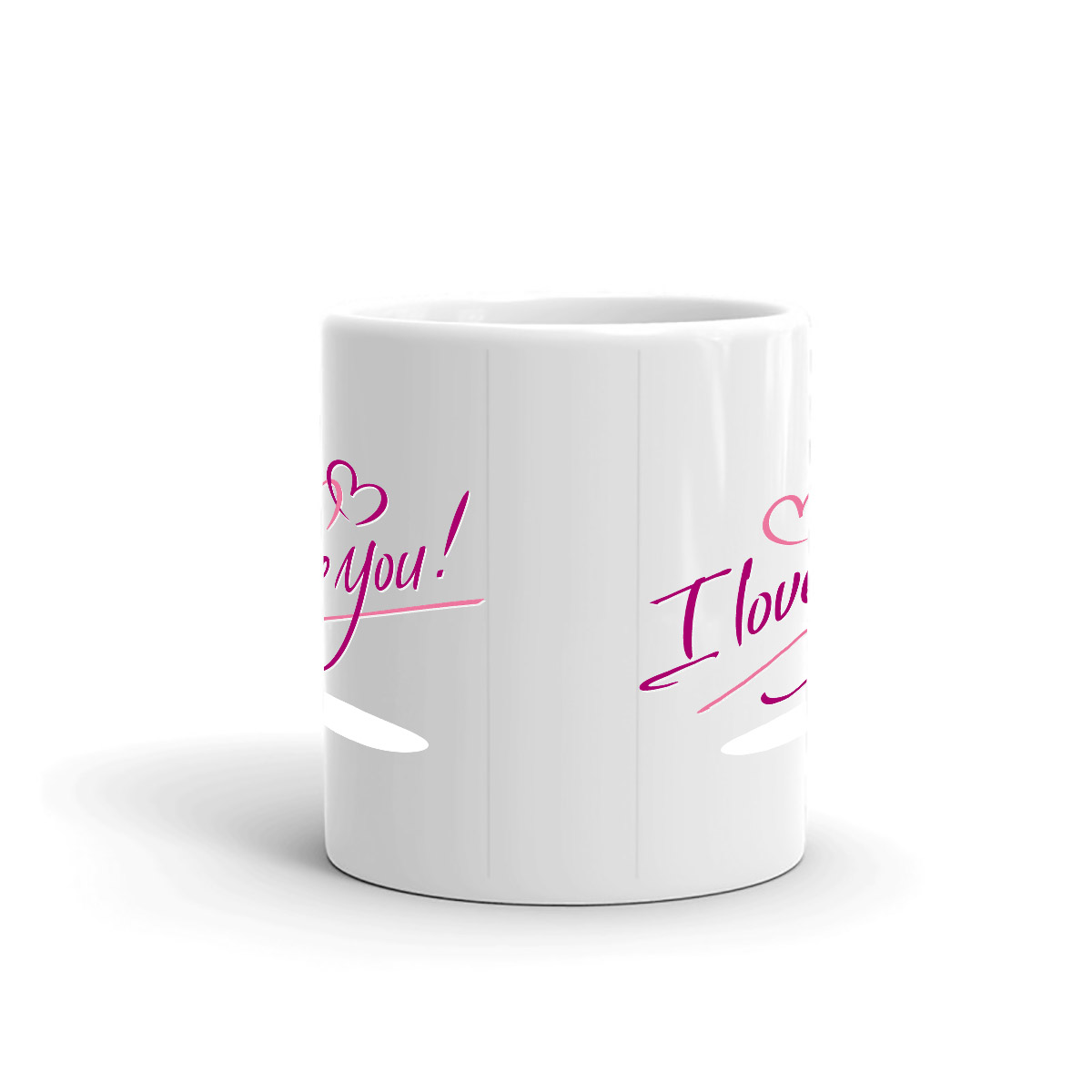 Cốc Sứ Cao Cấp In Hình I Love You Valentines - Mẫu006