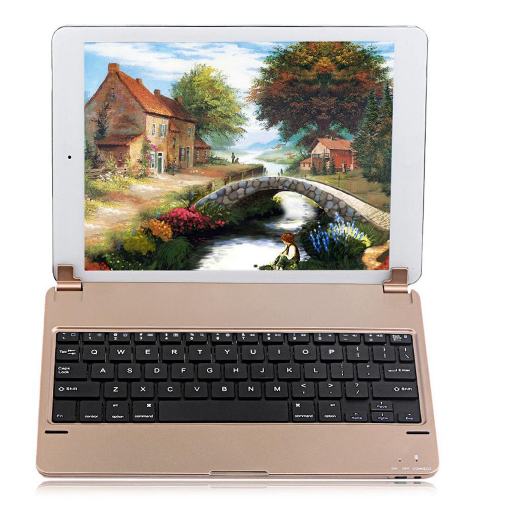 Gold Wireless Bluetooth3.0 Card Slot Portable Chargable Ultra-Slim Keyboard