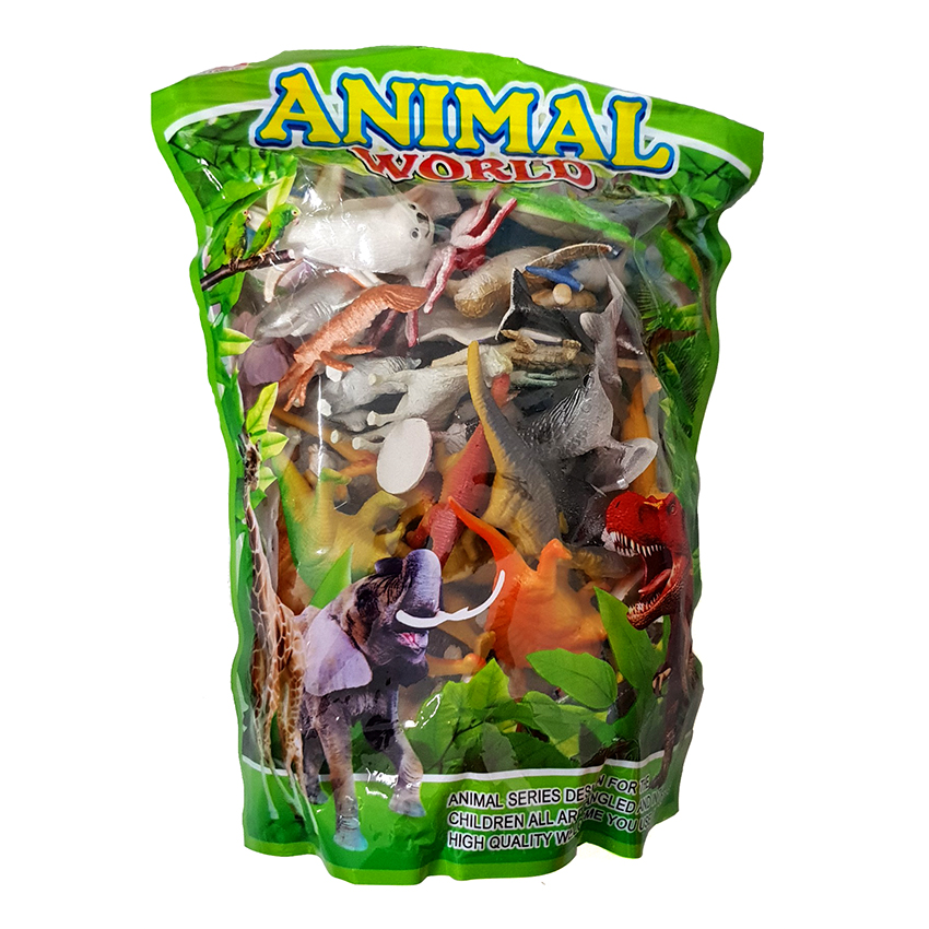 Mô hình thế giới động vật ANIMAL WORLD cho bé trên 3 tuổi ( gồm 60 con vật khác nhau)