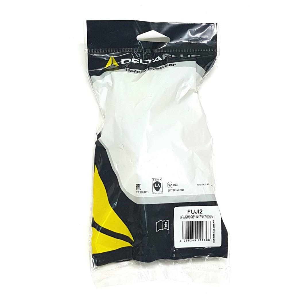 Kính bảo hộ lao động Deltaplus Fuji2 - Mắt kính chống bụi, chống trầy xước, đọng sương - Chống tia cực tím