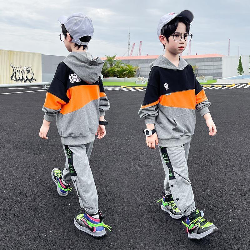 BỘ ĐỒ NỈ DÀI TAY THỂ THAO SMILE BÉ TRAI 15-30KG
