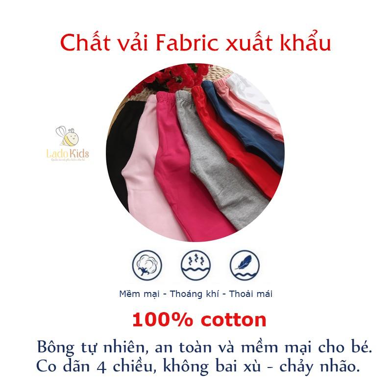 Quần Legging Dài Trơn Bé Gái (Có size 7-41kg) - Q27