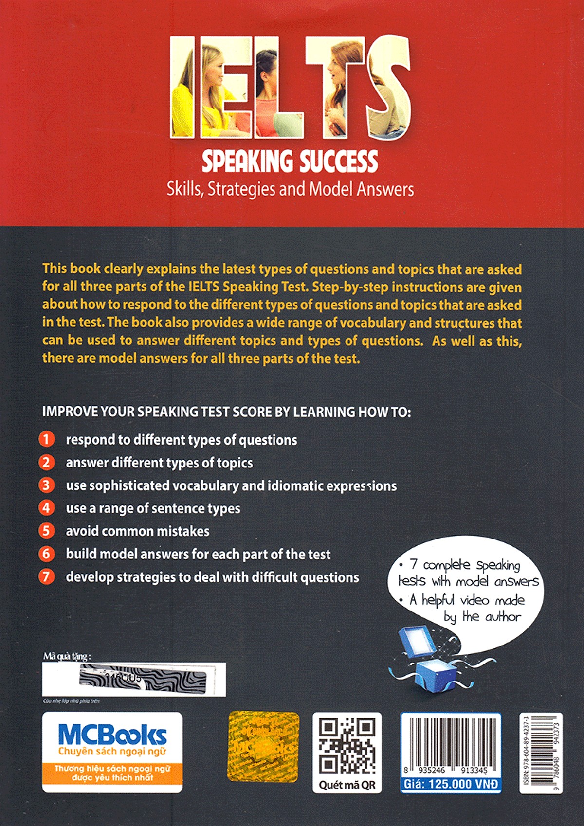 Ielts SpeakingSuccess: Skills Strategies and Model Answers (Bộ Sách Ielts Mike) (Tặng kèm bookmarks)