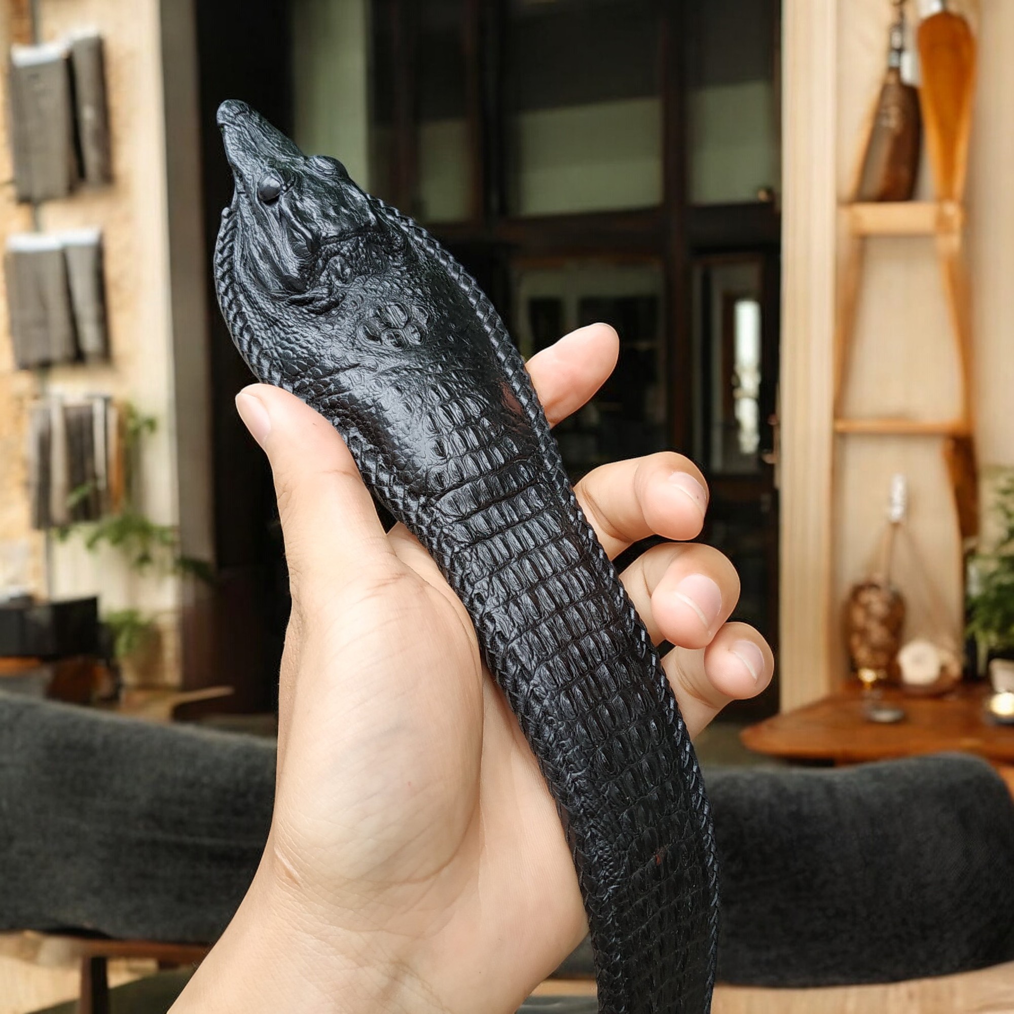 Thắt Lưng Đầu Cá Sấu Khẳng Định Phong Cách N51D