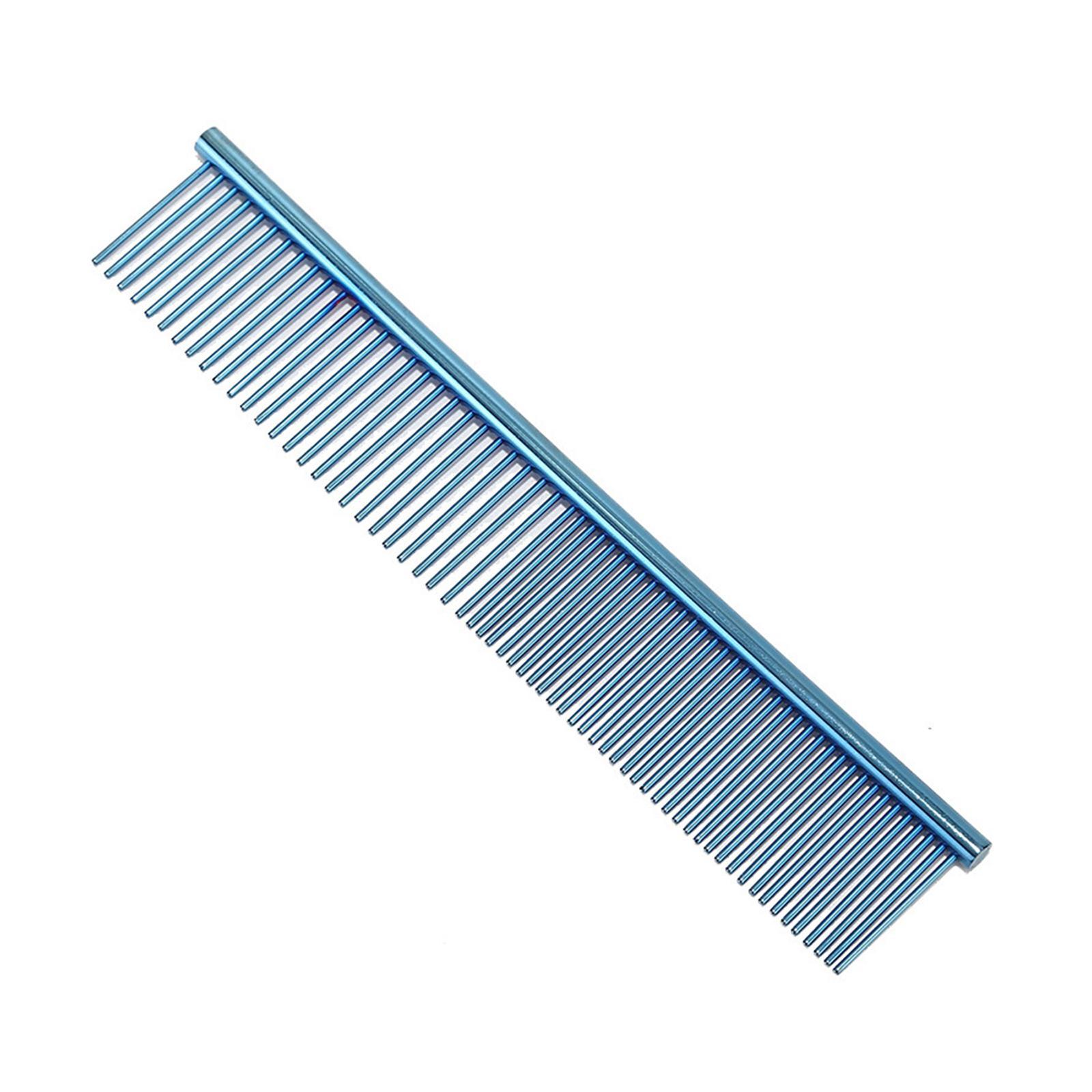Dog Comb Cat Comb Shedding for Removing Tangles and Knots Pet Blue
