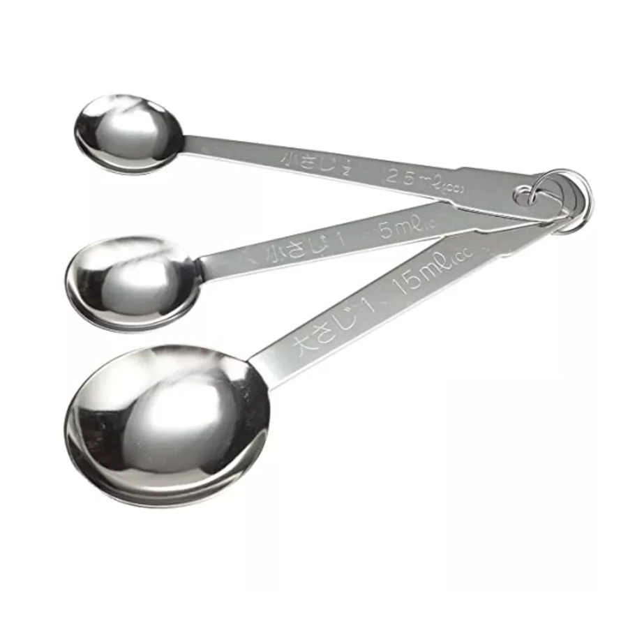 Set 3 thìa đong gia vị bằng inox