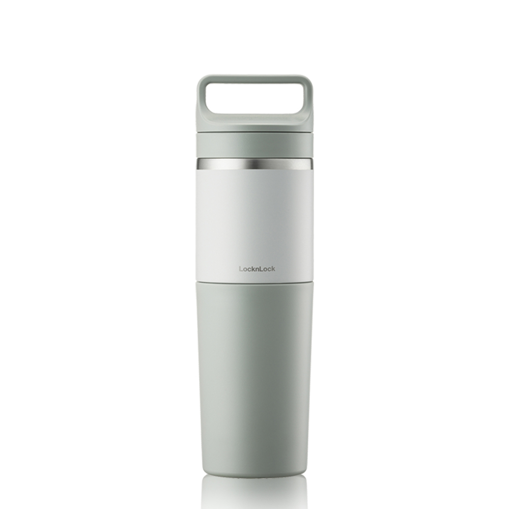 Bình giữ nhiệt Slo 2in1 with tumbler LocknLock LHC4332 (Bình giữ nhiệt và cốc nhựa) 600ml