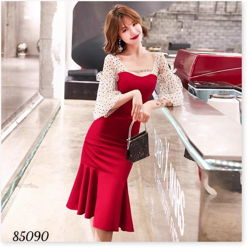 Đầm UMI đuôi cá phối lứa tôn dáng siêu sang cho các chị em THỜI TRANG LANO STORE