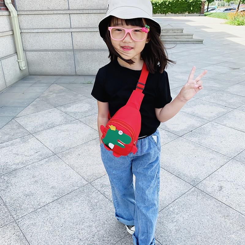 Túi đeo chéo cho bé FUHA, túi đeo chéo khủng long phong cách Hàn Quốc thời trang siêu xinh
