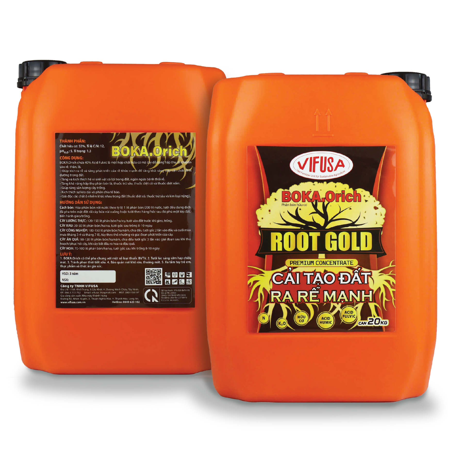 BOKA.Orich - Phân bón Root gold can 20kg