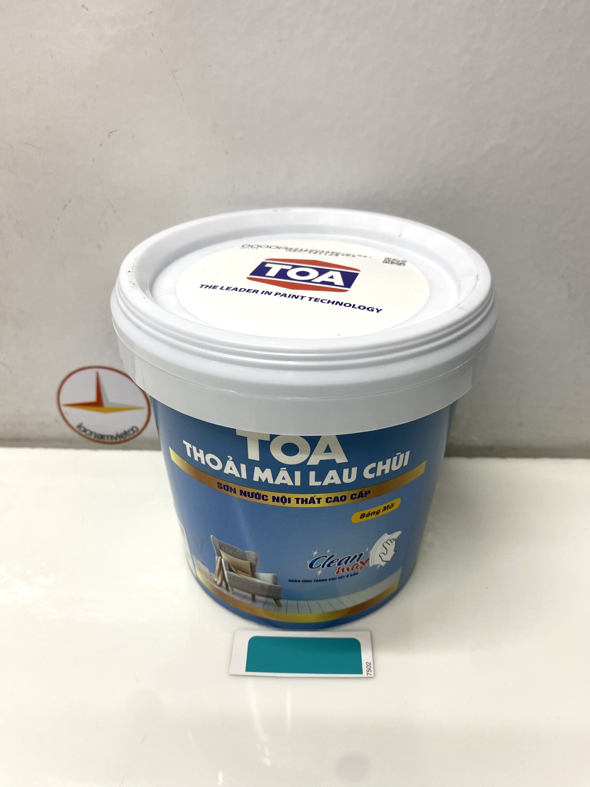 Sơn phào chỉ cho trần nhà Toa thoải mái lau chùi màu C- 7502 _1L